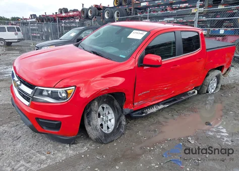 2019 Chevrolet Colorado Wt from USA, damaged, VIN 1GCGSBENXK1261514